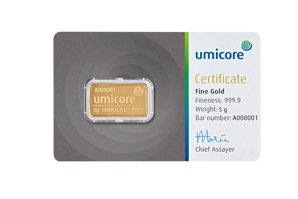 5g Gold Bar | Umicore